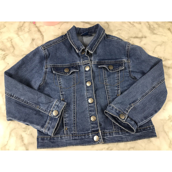 Disney Encanto Decorate Kids Denim Jacket Size M 7/8 - Picture 2 of 7